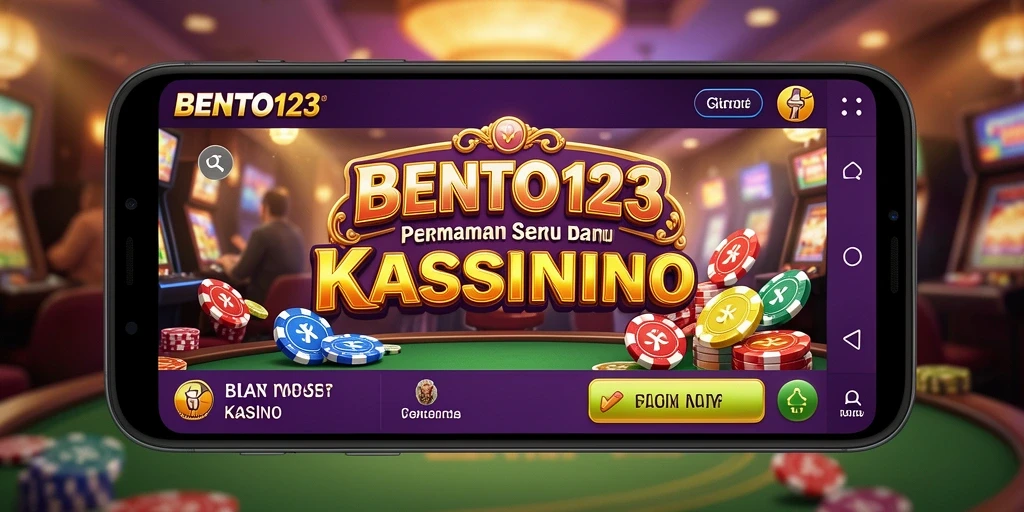 Screenshot utama BENTO123 menampilkan antarmuka permainan Kasino yang menarik.