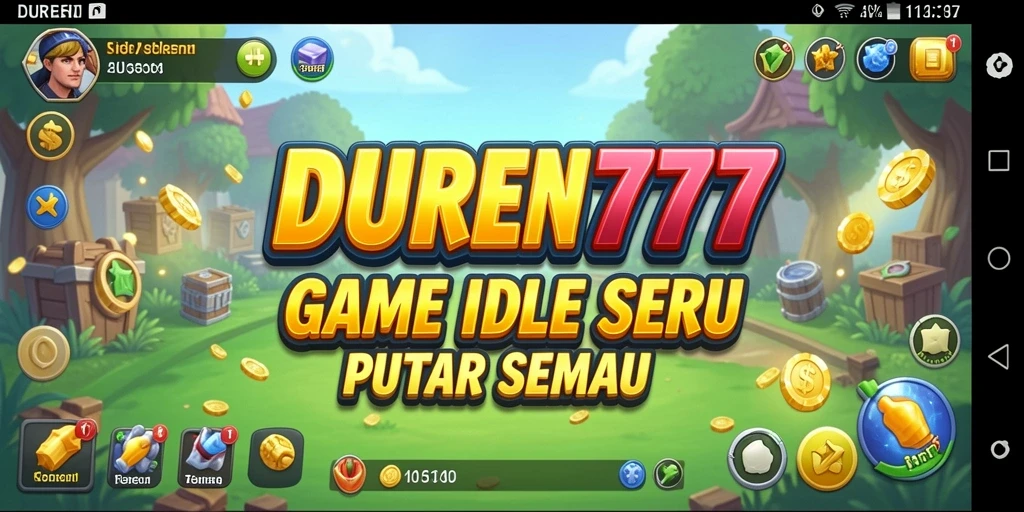Tampilan menarik dari gameplay Idle DUREN777.