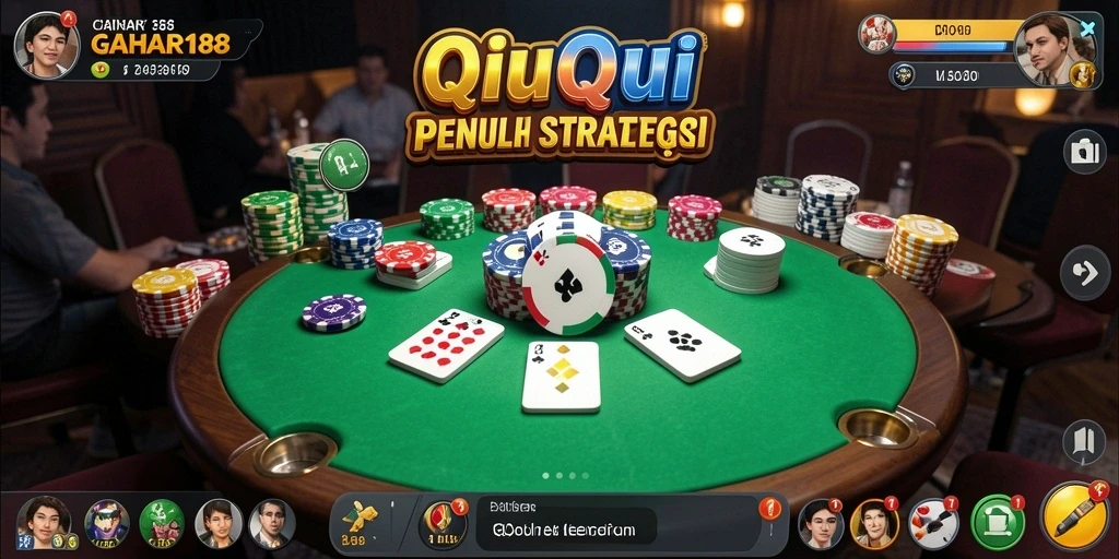 Tampilan gameplay QiuQiu yang seru dan menantang di GAHAR188.