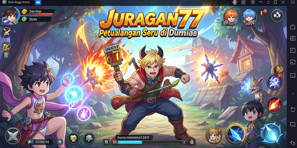 Tampilan gameplay JURAGAN77 yang memukau dan penuh aksi.