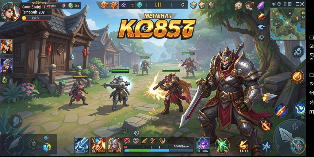 Gameplay menarik dengan strategi dan pertempuran epik.