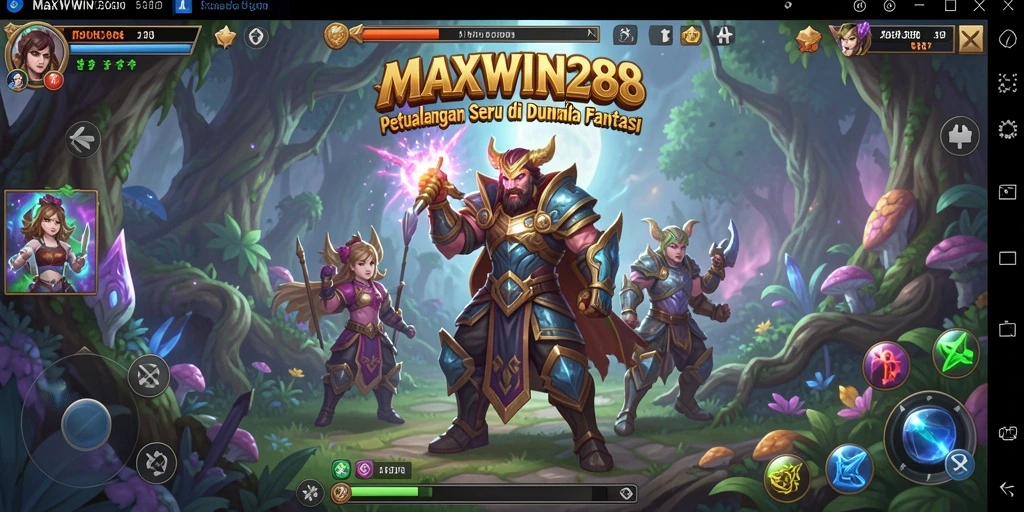Tampilan gameplay seru dalam MAXWIN288 dengan misi petualangan yang menarik.