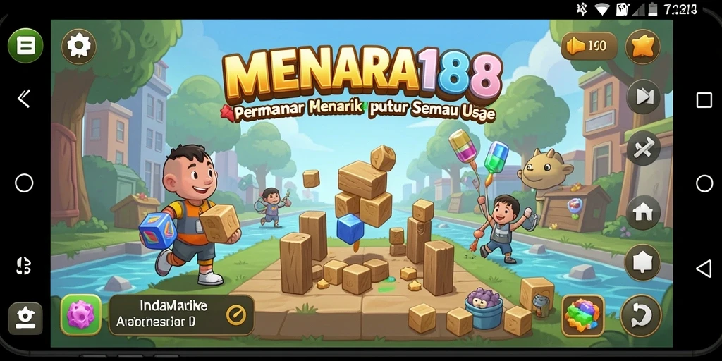 Gameplay MENARA188 menampilkan tantangan Puzzle yang seru dan mendebarkan.