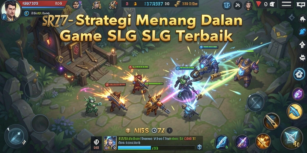 Tampilan gameplay SR777 dengan aksi strategi yang intens.