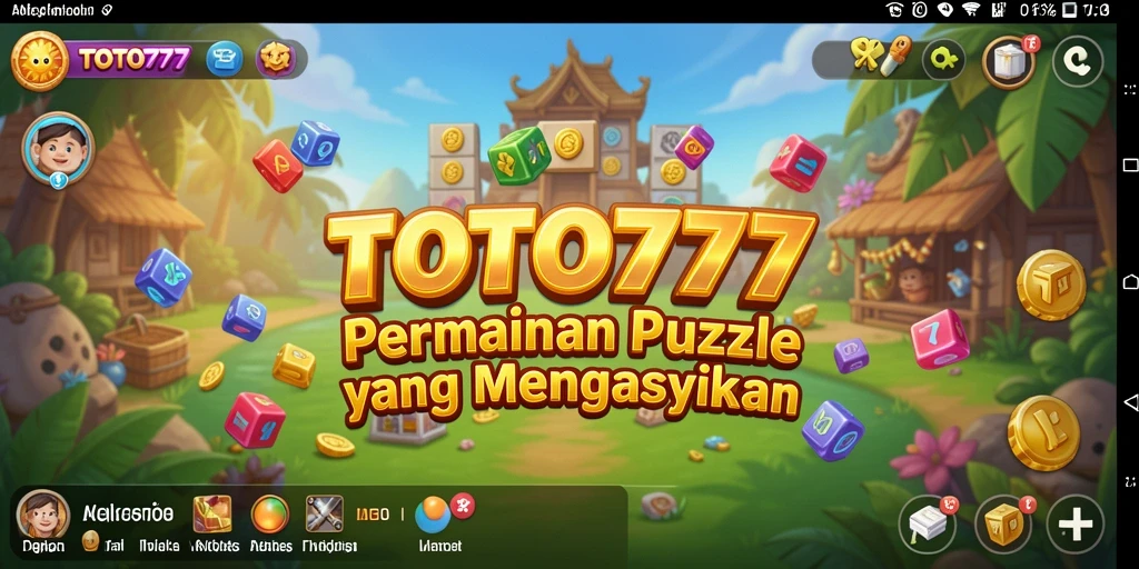 Tampilan gameplay Puzzle menarik di TOTO777 dengan tantangan seru.
